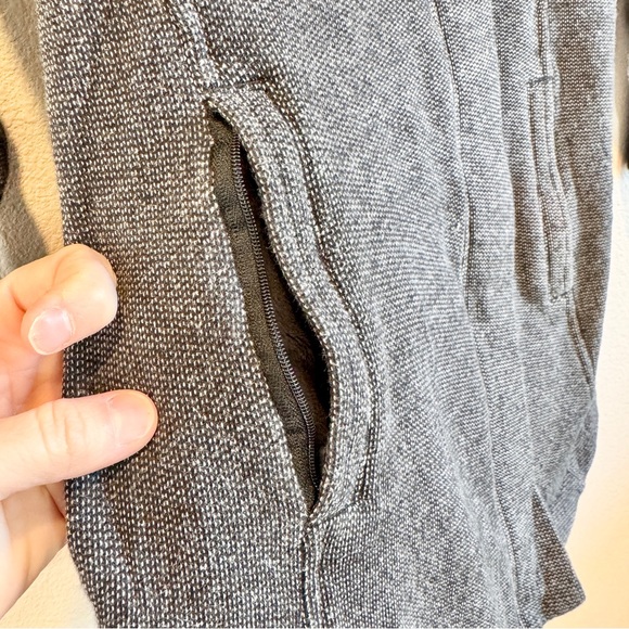 The North Face Dionne Hooded Fleece Jacket Long Tunic Cozy Athleisure Gray S - Picture 4 of 12